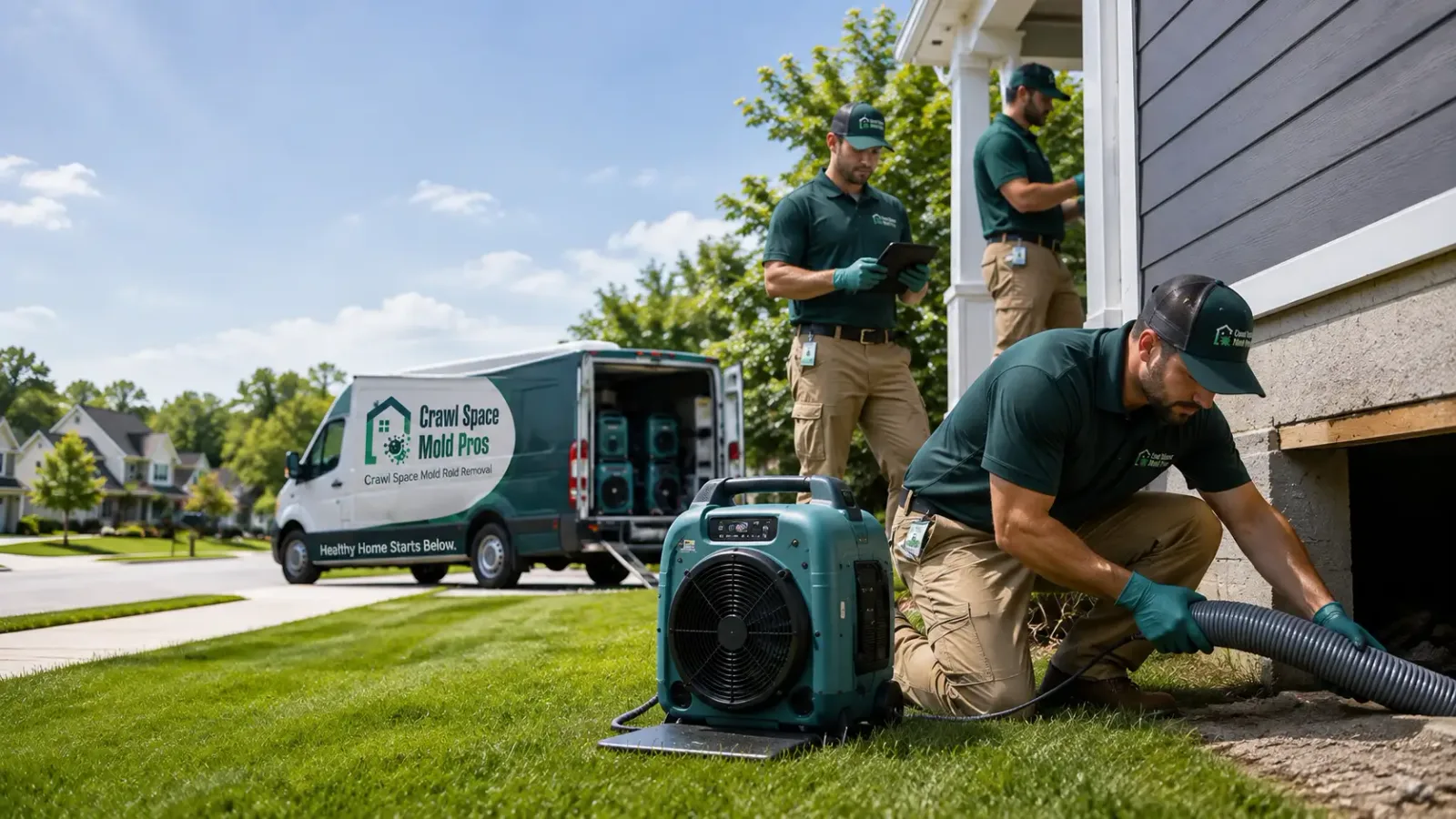 Crawl Space Mold Removal in Moseley, VA